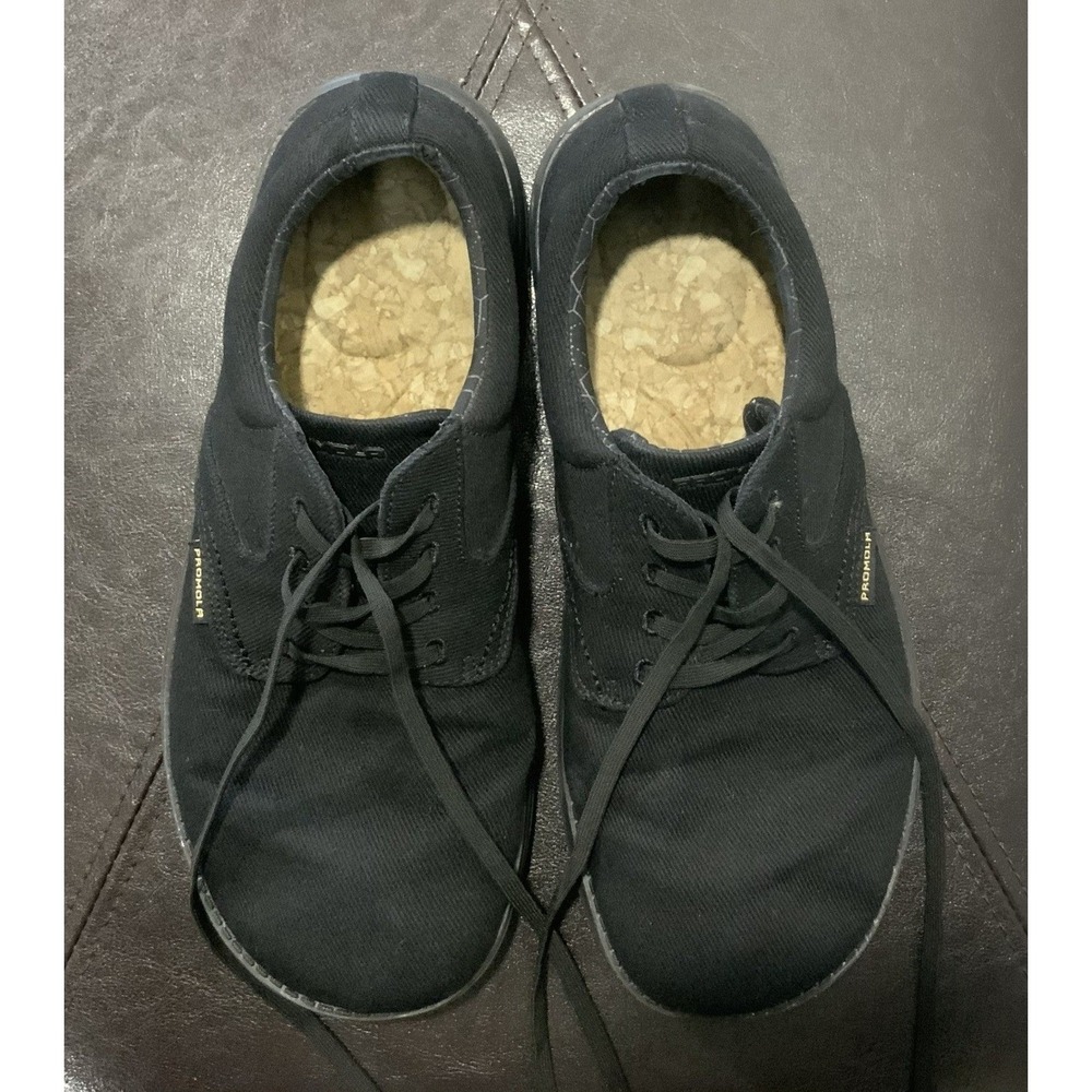 PROMOLA men's black WIDE TOE shoes size 10
